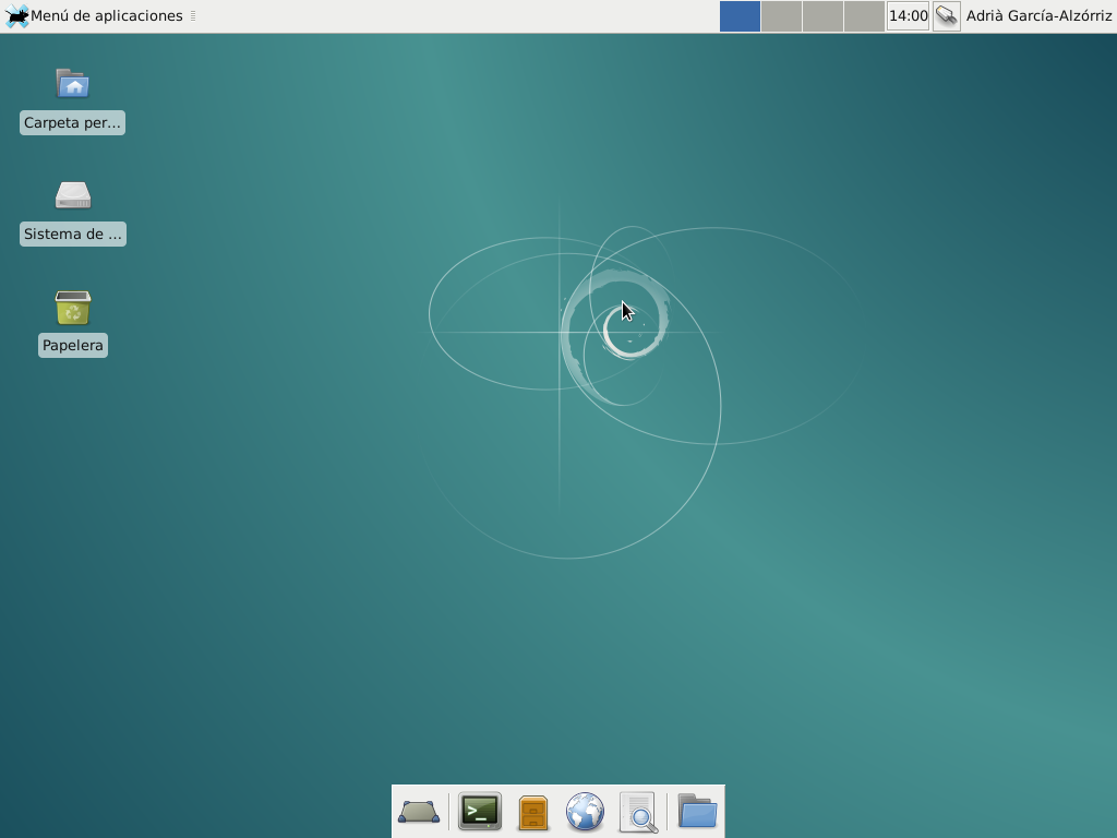 El escritorio Xfce